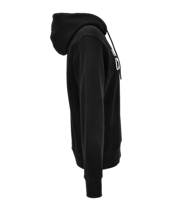 Versace Jeans Couture Black Cotton Mens Signature Hoodie