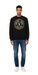 Versace Jeans Couture Black/Gold Cotton Mens Foil Medallion Logo sweatshirt