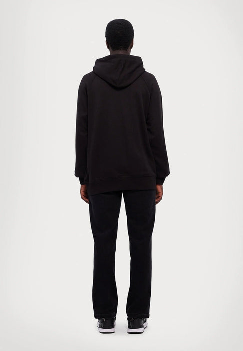Versace Jeans Couture Black Cotton Mens Eagle Chain Print Hoodie