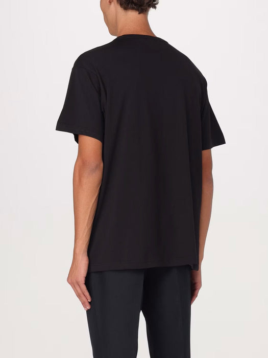 Versace Jeans Couture Black Mens Graphic Logo Short Sleeve  T-Shirt