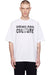 Versace Jeans Couture White Mens Oversized Gothic Print Graphic T-Shirt -S