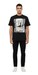Versace Jeans Couture Black Mens Graphic Storm-Print Oversized T-Shirt-M