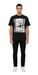 Versace Jeans Couture Black Mens Graphic Storm-Print Oversized T-Shirt