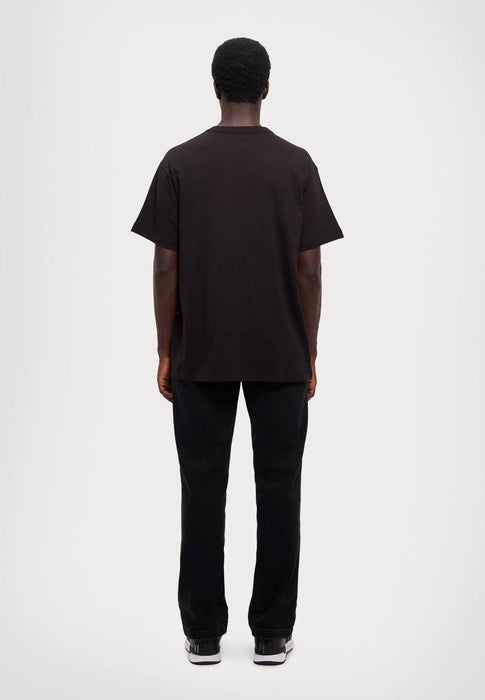 Versace Jeans Couture Black Mens Graphic Storm-Print Oversized T-Shirt
