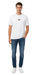 Versace Jeans Couture White Mens Oversized Minimalist Patch Logo T-Shirt -XXL