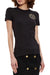 Versace Jeans Couture Black/Gold Medallion Logo Screen Printed T-shirt-