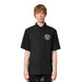 Versace Jeans Couture Black 100% Cotton V-Logo Medallion Classic Shirt