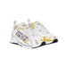 Versace Jeans Couture Womens Baroque-Inspired White Low-Top  Sneakers