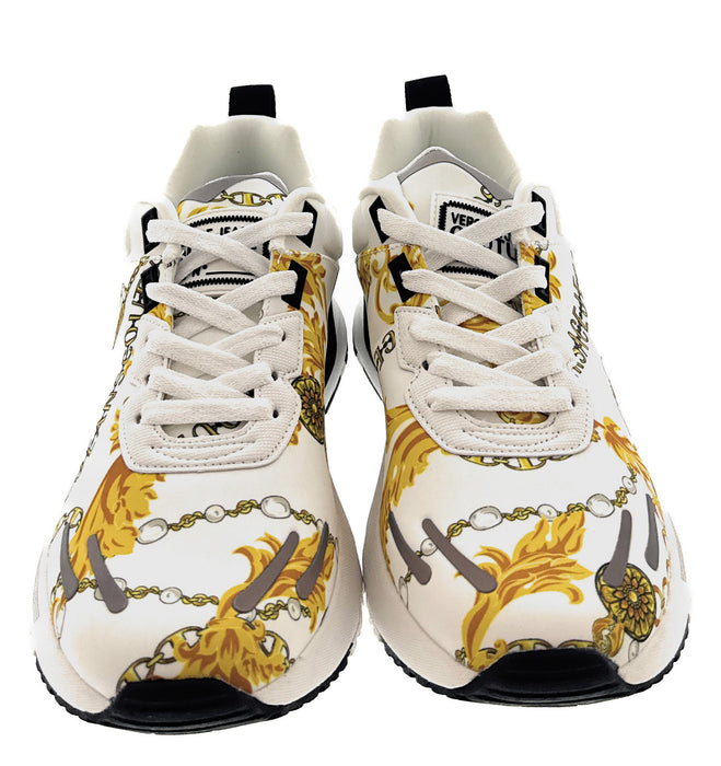 Versace Jeans Couture Mens White/Gold Signature   Lace