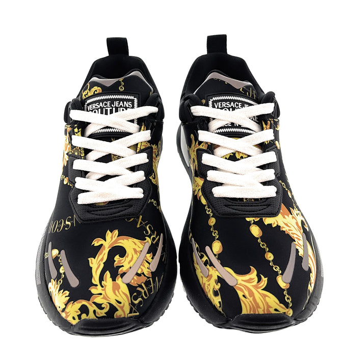 Versace Jeans Couture Mens Black/Gold Signature   Lace