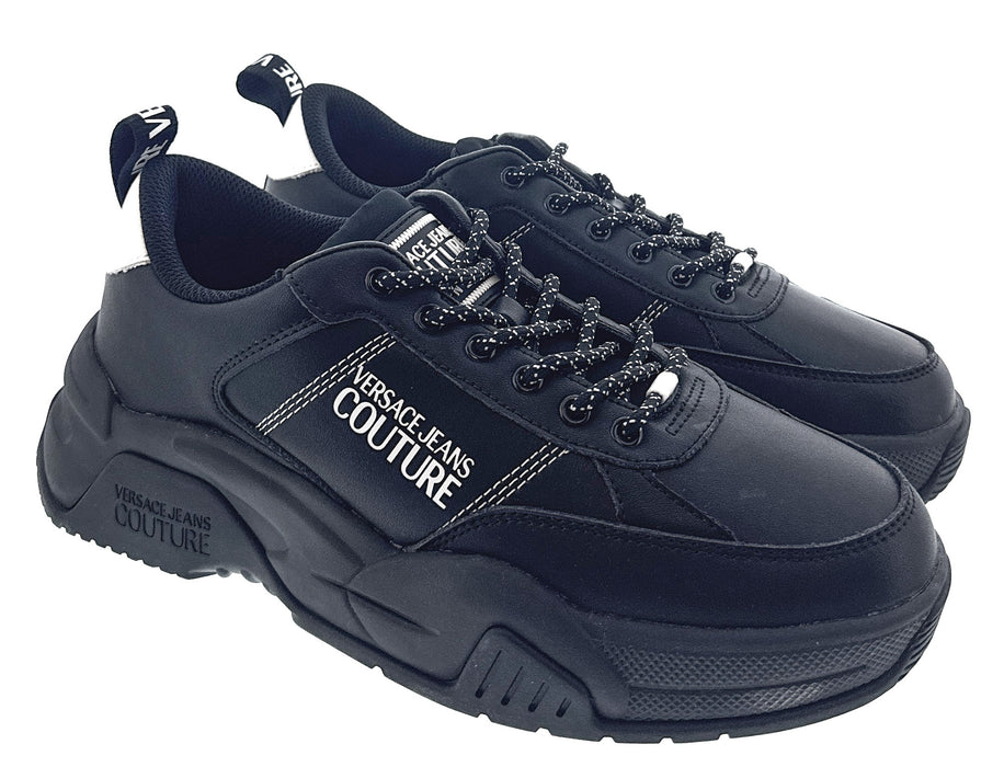 Versace Jeans Couture Mens Chunky Minimalist Signature  Sneakers-EU40