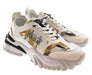 Versace Jeans Couture Mens Chunky Baroque Panel White Gold  Sneakers-EU40