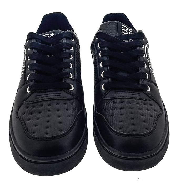 Versace Jeans Couture Mens Black Modern Low Top  Sneaker