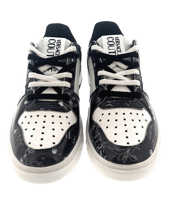 Versace Jeans Couture Mens White Signature Classic  Sneakers