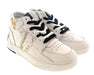 Versace Jeans Couture Mens White/Gold Signature Logo Classic  Sneakers