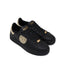 Versace Jeans Couture Mens Black Gold-Detail Court Sneakers-EU41