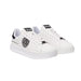 Versace Jeans Couture Mens Men’s White Low-Top Logo Sneakers-EU40