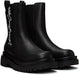 Versace Jeans Couture Womens Chunky Sole Black  Chelsea Boots-EU38