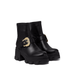 Versace Jeans Couture Womens Chunky Heeled Ankle Ornate Buckle   Boots -