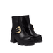 Versace Jeans Couture Womens Chunky Heeled Ankle Ornate Buckle   Boots -EU36