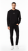 Versace Jeans Couture Black Cotton Mens Minimalist Logo Sweatshirt-L