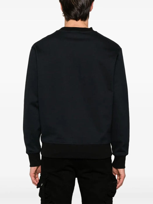 Versace Jeans Couture Black/Gold Cotton Mens Baroque Print Sweatshirt