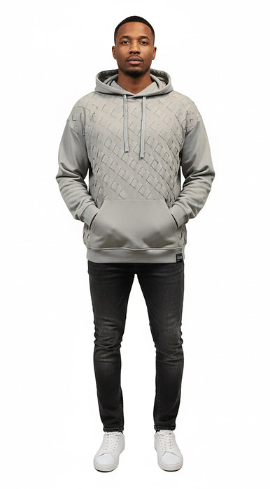Versace Jeans Couture Ice Grey Cotton Mens Sweatshirt
