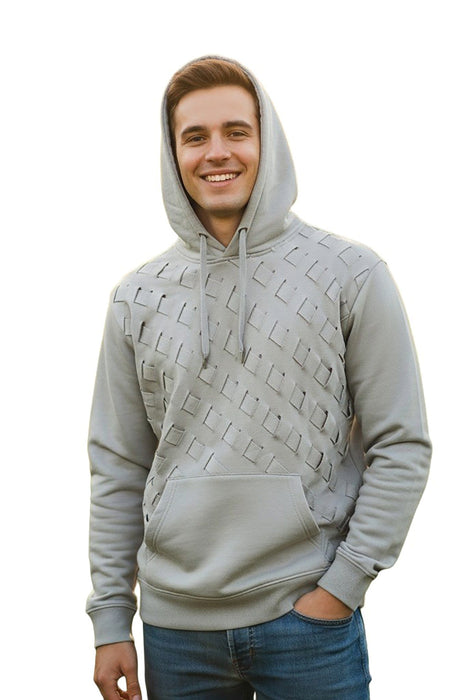 Versace Jeans Couture Ice Grey Cotton Mens Sweatshirt