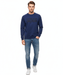Versace Jeans Couture Steel Blue Cotton Mens Sweatshirt-M