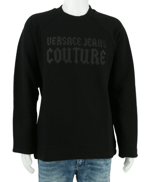 Versace Jeans Couture Black Cotton Mens Sweatshirt