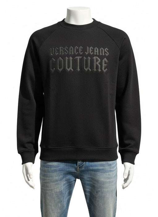 Versace Jeans Couture Black Cotton Mens Sweatshirt