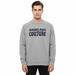 Versace Jeans Couture Ice Grey Cotton Mens Gothic Logo Print Sweatshirt-M