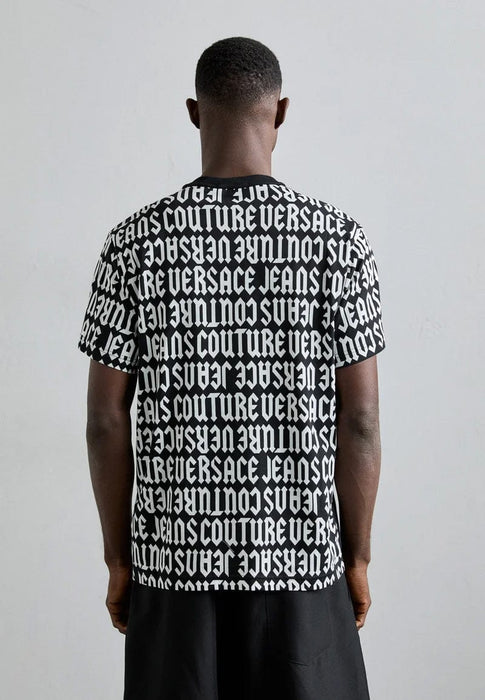 Versace Jeans Couture Black/White Mens Graphic Pocket T-Shirt