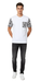 Versace Jeans Couture White Mens Monochrome All-Over Graphic T-Shirt-M