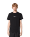 Versace Jeans Couture Black Mens T-Shirt with Woven Chest Patch