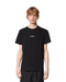 Versace Jeans Couture Black Mens T-Shirt with Woven Chest Patch-XL