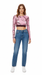 Versace Jeans Couture Rose/Pink Long Sleeve Baroque Print Crop Top-38