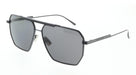 Bottega Veneta BV1012S-001 Geometric Black Sunglasses with Thin Frame