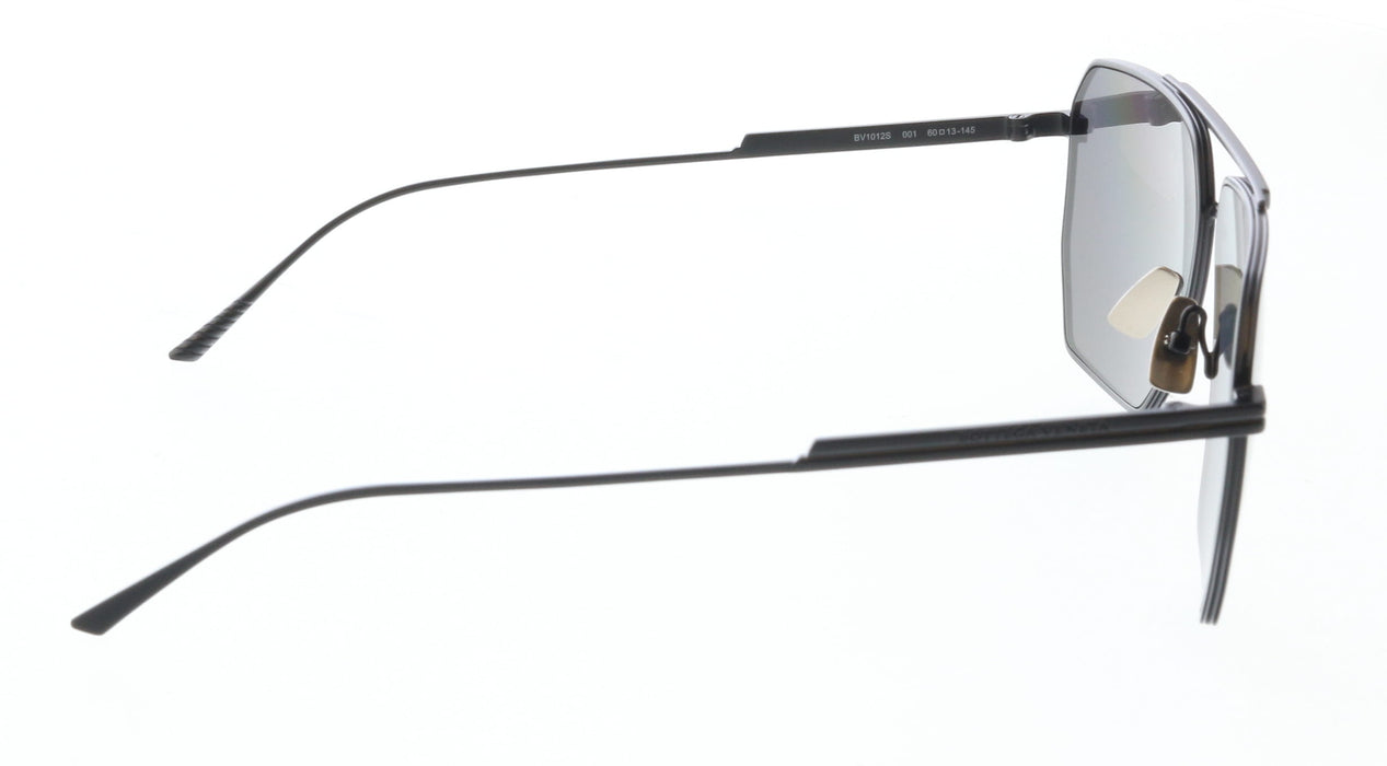Bottega Veneta BV1012S-001 Geometric Black Sunglasses with Thin Frame