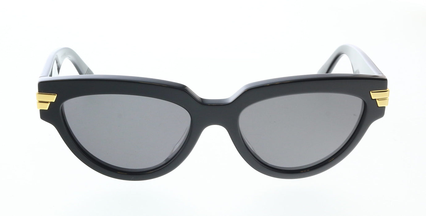 Bottega Veneta BV1035S-001 Black Cat-Eye Sunglasses  Gold