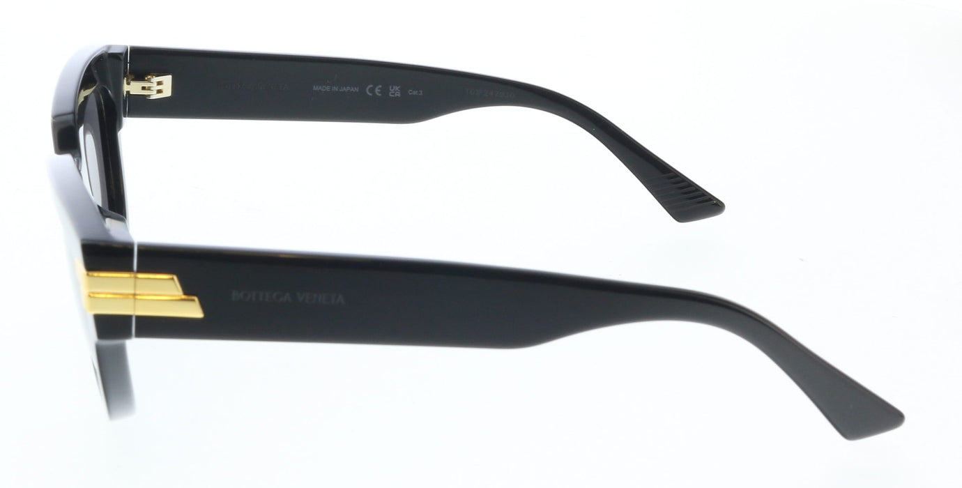 Bottega Veneta BV1035S-001 Black Cat-Eye Sunglasses  Gold