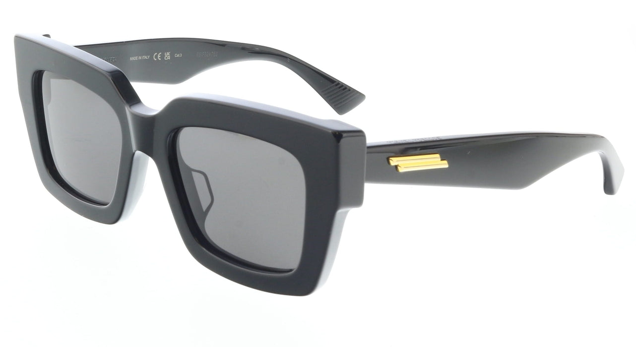 Bottega Veneta BV1212S-001 Bold Black Geometric Oversized