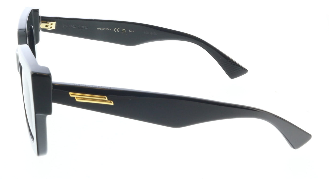 Bottega Veneta BV1212S-001 Bold Black Geometric Oversized