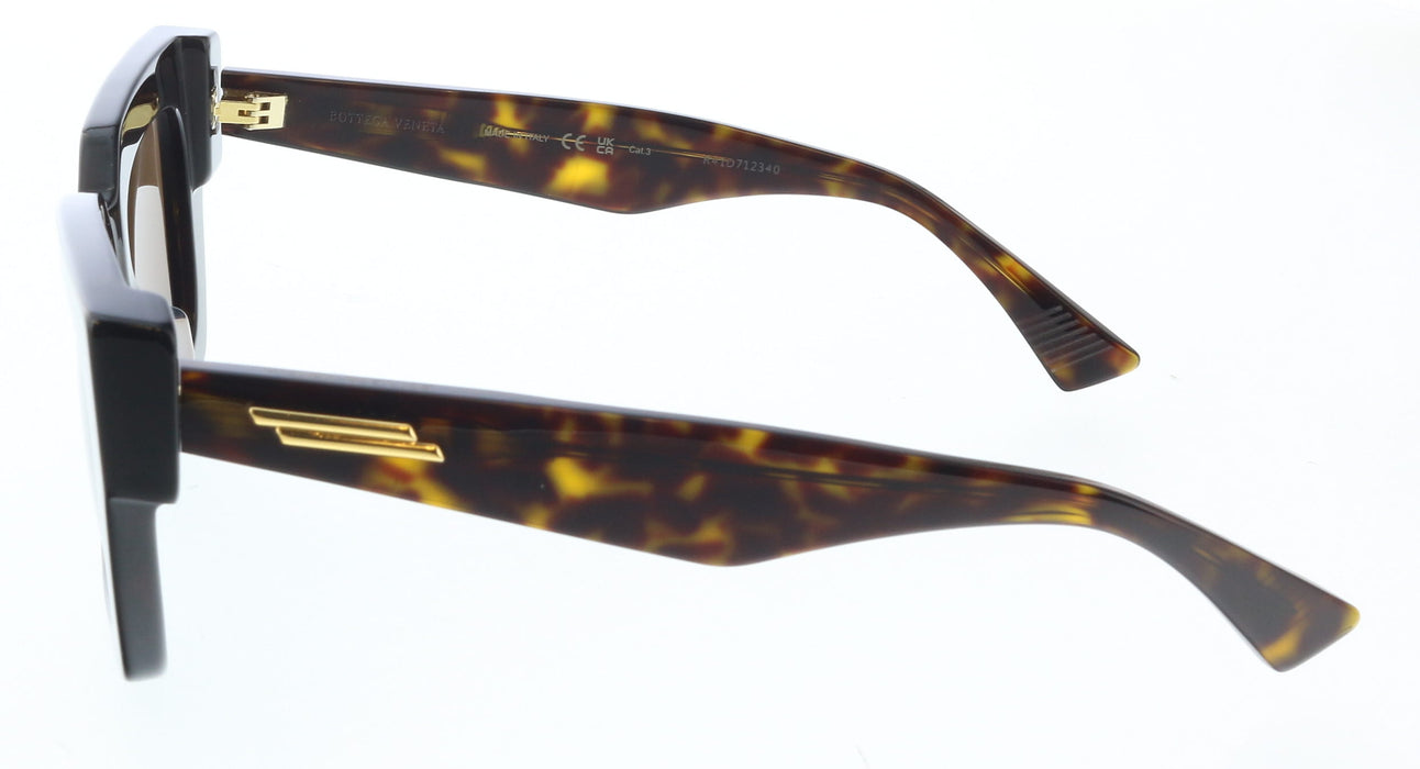 Bottega Veneta BV1212S-002 Oversized Tortoiseshell Square