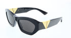 Bottega Veneta BV1221S-001 Bold Black Geometric Sunglasses