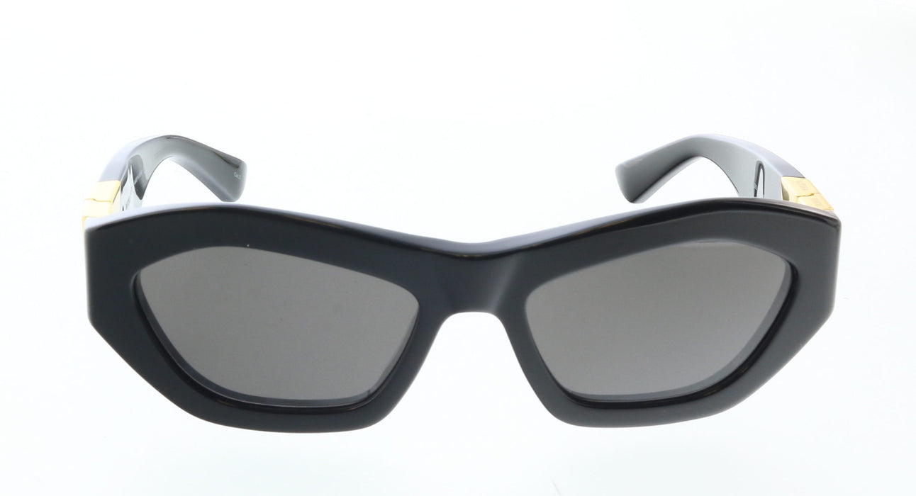 Bottega Veneta BV1221S-001 Bold Black Geometric Sunglasses