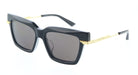 Bottega Veneta BV1242S-001 Black Oversized Square Sunglasses