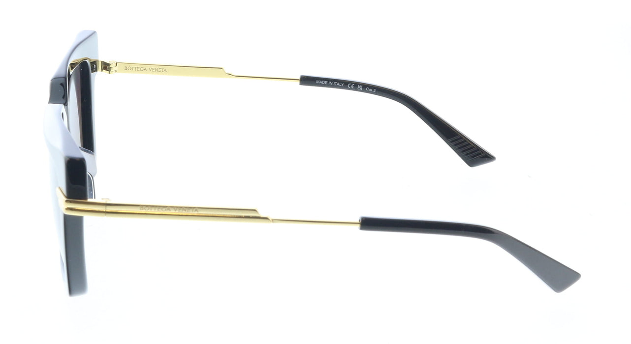 Bottega Veneta BV1242S-001 Black Oversized Square Sunglasses