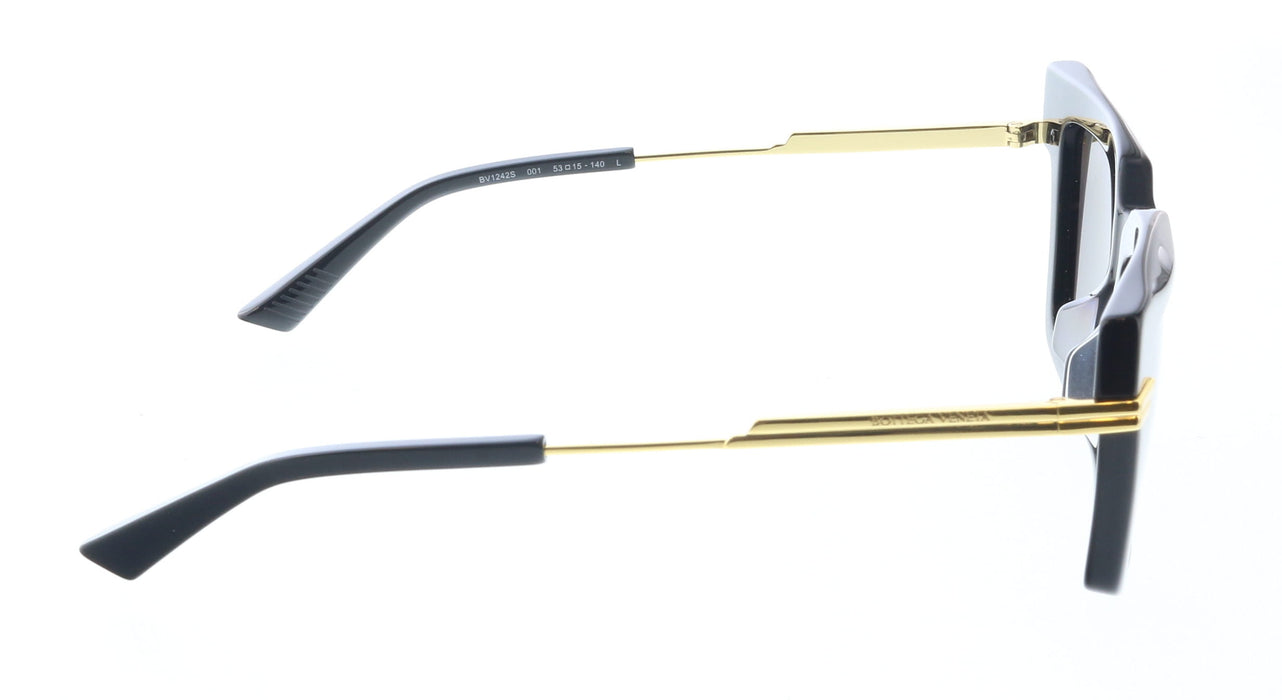 Bottega Veneta BV1242S-001 Black Oversized Square Sunglasses