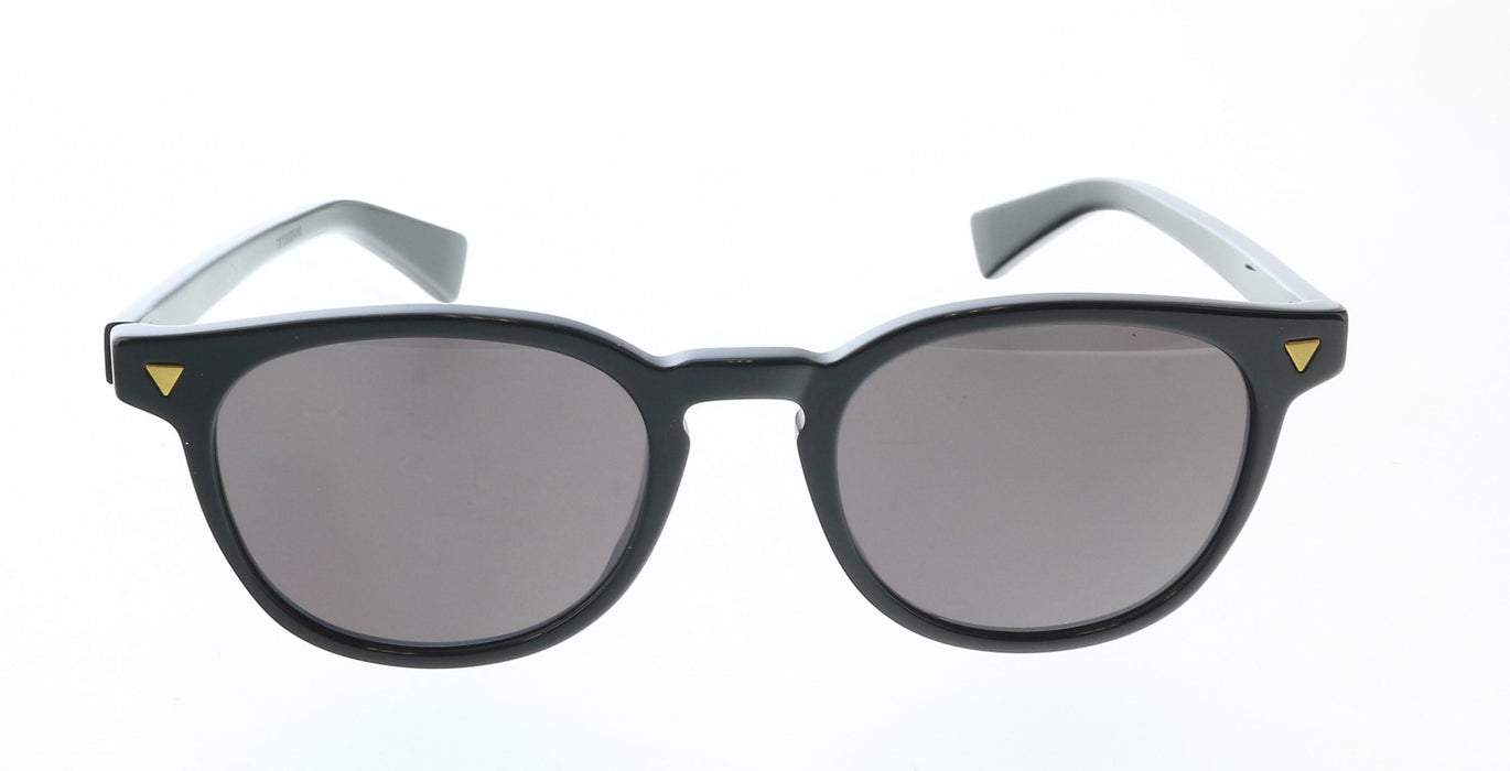 Bottega Veneta BV1253S-001 Black Round Sunglasses  Gold